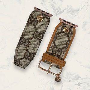 NEW Spark*l Upcycled Gucci Hybrid Sivella Band (Size 1, Apple Watch 38-41mm)